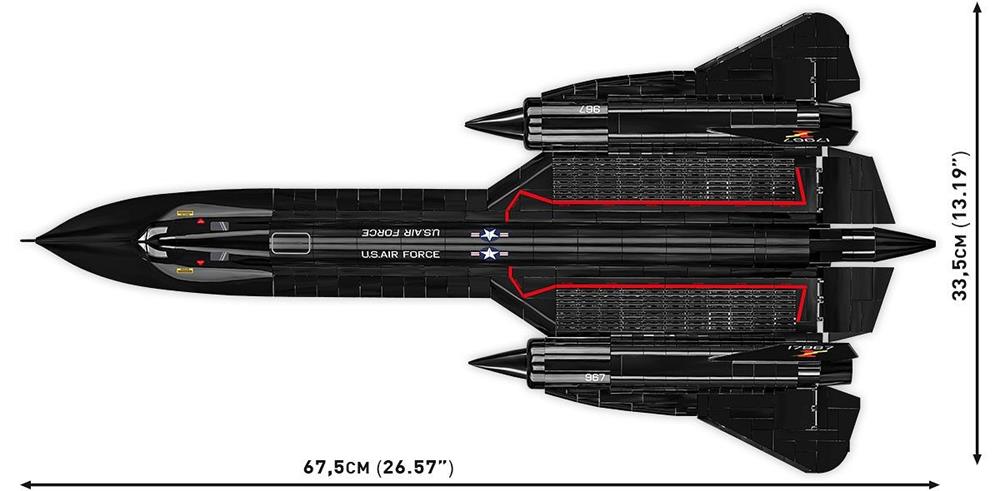 COBI ARMED FORCES LOCKHEED SR-71 BLACKBIRD 5891