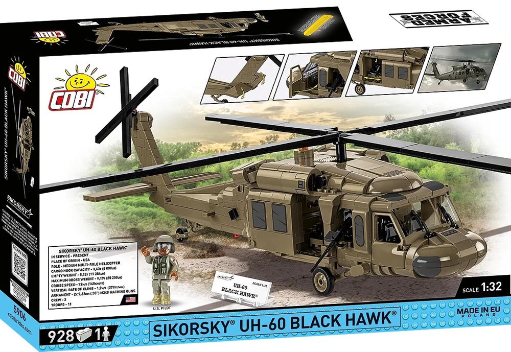 COBI ARMED FORCES SIKORSKY UH-60 BLACK HAWK 5906