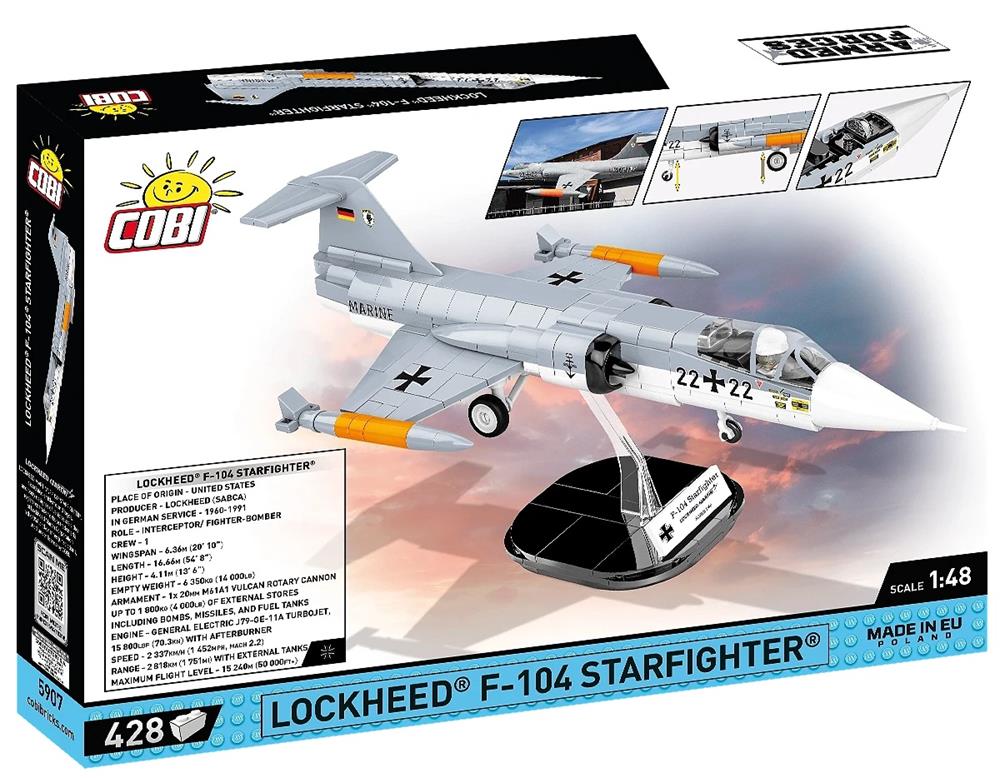 COBI ARMED FORCES LOCKHEED F-104 STARFIGHTER 5907
