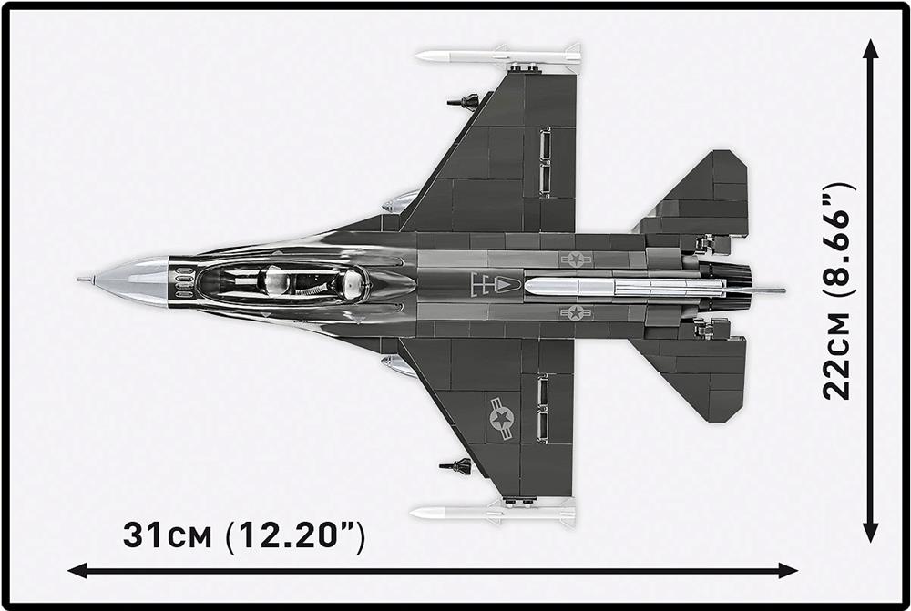 COBI ARMED FORCES F-16D FIGHTING FALCON 5914