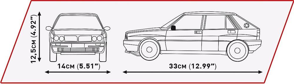 COBI CARS LANCIA DELTA HF INTEGRALE EVO - EXECUTIVE EDITION 24356