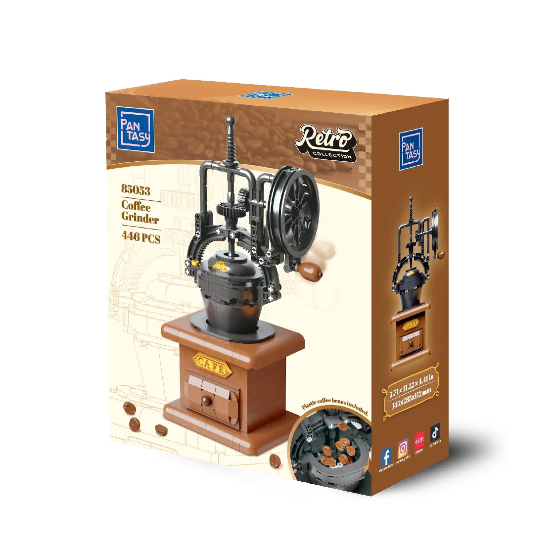 PANTASY SET DI MATTONCINI RETRÒ - IL MACINA CAFFÈ PAN85053
