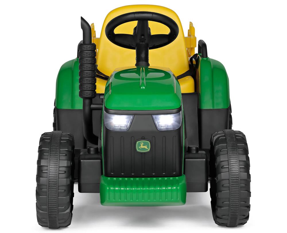 PEG PEREGO TRATTORE JOHN DEERE FARM POWER CON RIMORCHIO IGOR0120