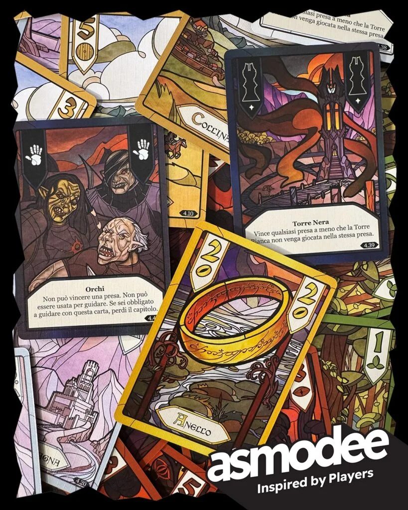 ASMODEE LE DUE TORRI: TRICK TAKING GAME 9880 ASMODEE LE DUE TORRI: TRICK TAKING GAME 9880