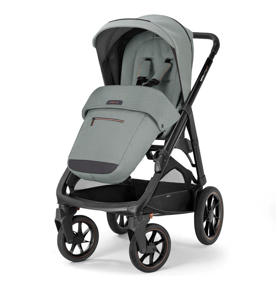 INGLESINA TRIO SYSTEM QUATTRO APTICA XT IGLOO GREY CON TELAIO NERO E SEGG. DARWIN INFANT RECLINE KA72R0IGG