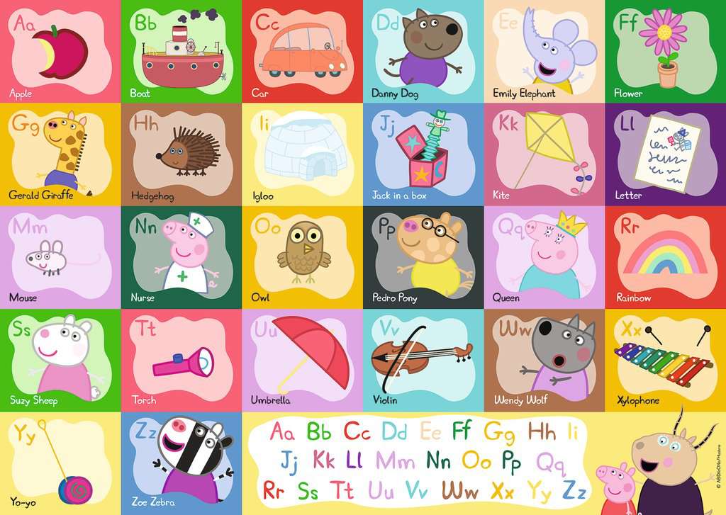 RAVENSBURGER  PEPPA PIG ALPHABET 03116