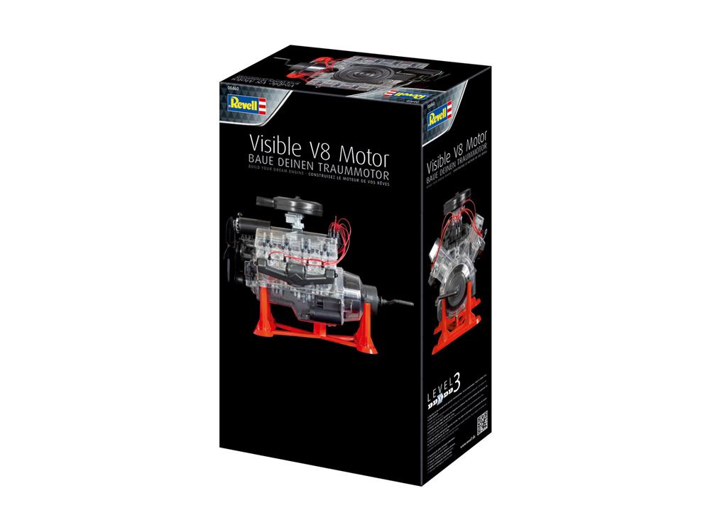 REVELL VISIBLE V-8 ENGINE MODEL KIT 1:4 00460