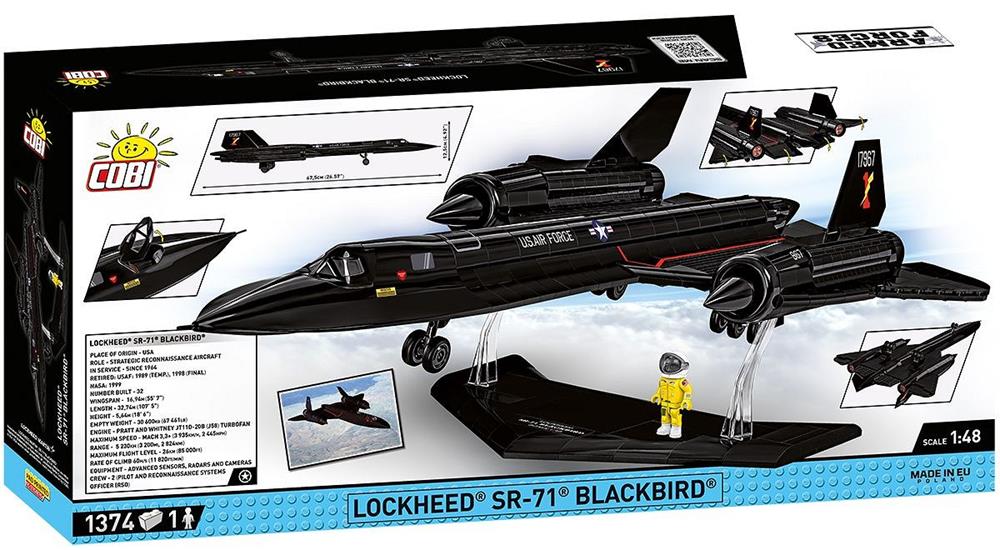 COBI ARMED FORCES LOCKHEED SR-71 BLACKBIRD 5891