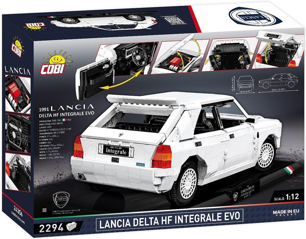 COBI CARS LANCIA DELTA HF INTEGRALE EVO - EXECUTIVE EDITION 24356