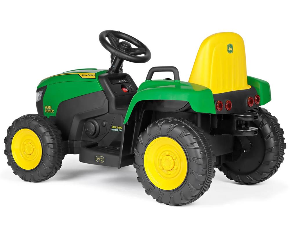 PEG PEREGO TRATTORE JOHN DEERE FARM POWER CON RIMORCHIO IGOR0120