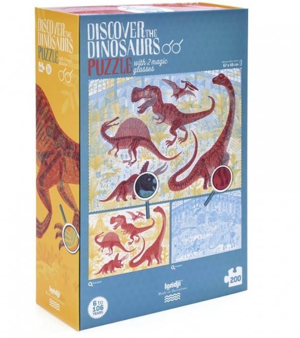 LONDJI PUZZLE DISCOVER THE DINOSAURUS 200 PZ PZ393U