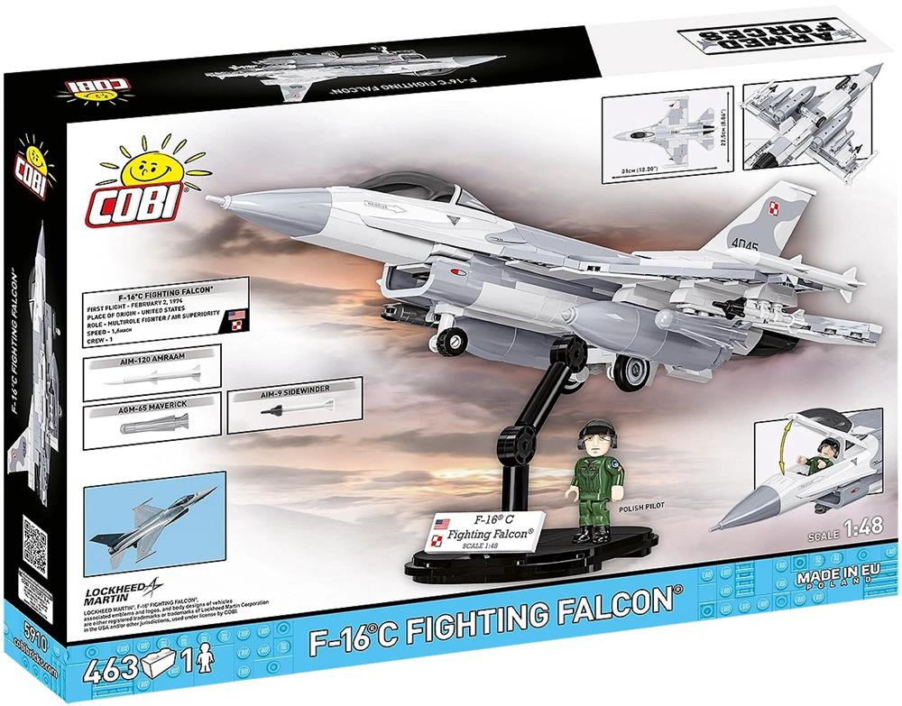 COBI ARMED FORCES F-16C FIGHTING FALCON 5910