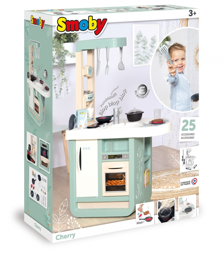SMOBY TOYS CUCINA CHERRY CON 35 ACCESSORI