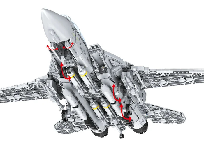 REVELL MAVERICK'S F-14A TOMCAT ''TOP GUN'' - BRICK SYSTEM 00963