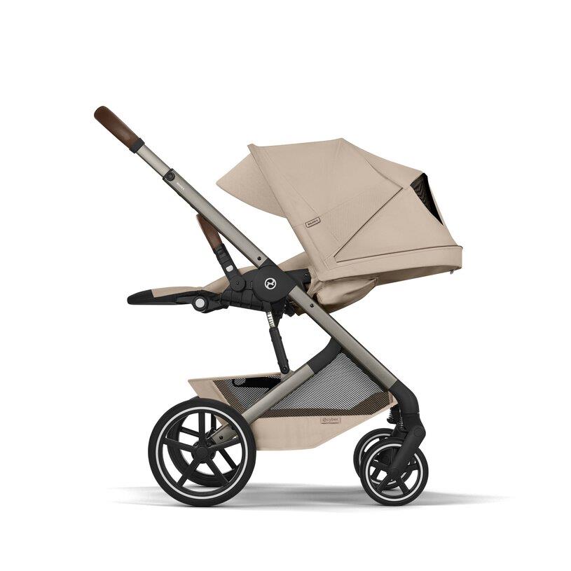 CYBEX DUO BALIOS S LUX TPE CON NAVICELLA RICHIUDIBILE ALMOND BEIGE BEIGE 526001689 CYBEX DUO BALIOS S LUX TPE CON NAVICELLA RICHIUDIBILE ALMOND BEIGE BEIGE 526001689