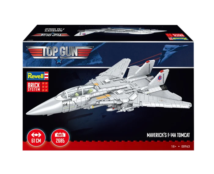 REVELL MAVERICK'S F-14A TOMCAT ''TOP GUN'' - BRICK SYSTEM 00963