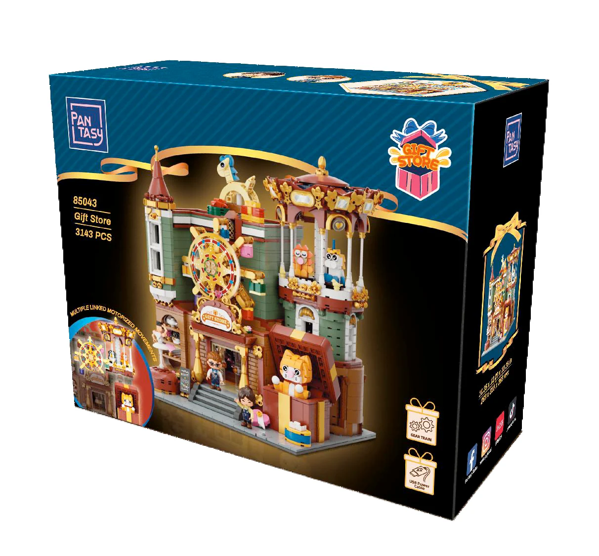 PANTASY SET DI MATTONCINI EDIFICI MODULARI - IL NEGOZIO DI REGALI PAN85043